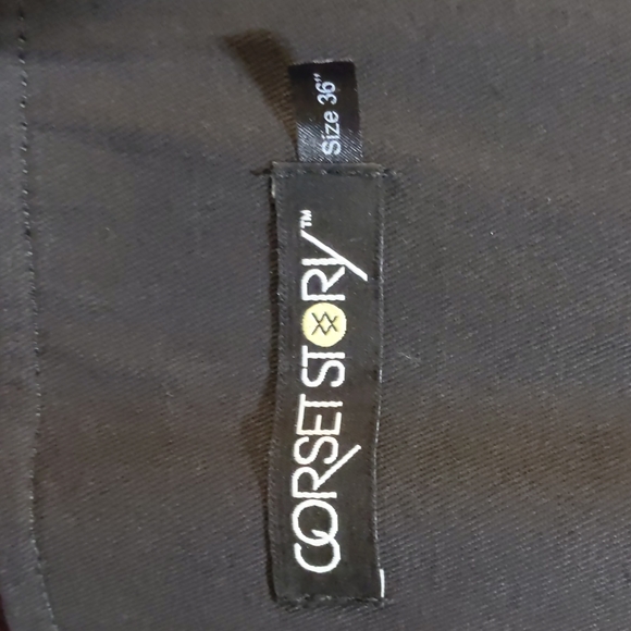 🔥Corset Story Overbust Corsetry Green w Black Lace Size 36 New Tags Never Worn - Picture 6 of 7